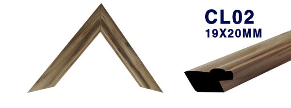 MOLDURA DE MADERA LISA CL-002