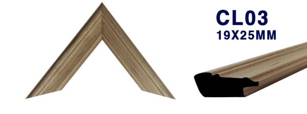 MOLDURA DE MADERA LISA CL-003