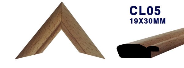 MOLDURA DE MADERA LISA CL-005
