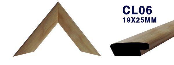 MOLDURA DE MADERA LISA CL-006