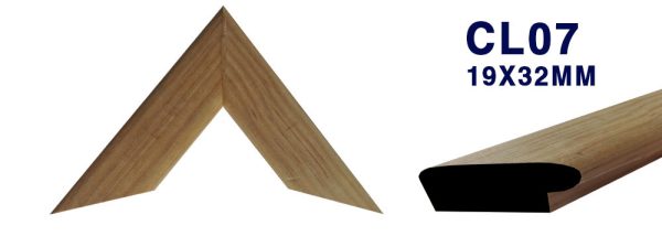 MOLDURA DE MADERA LISA CL-007