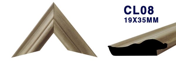 MOLDURA DE MADERA LISA CL-008