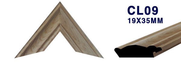 MOLDURA DE MADERA LISA CL-009
