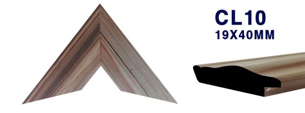 MOLDURA DE MADERA LISA CL-010
