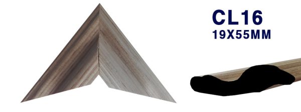 MOLDURA DE MADERA LISA CL-016