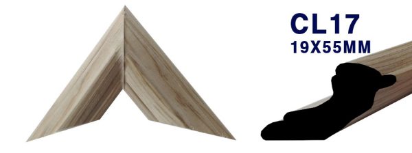 MOLDURA DE MADERA LISA CL-017
