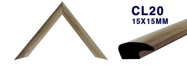MOLDURA DE MADERA LISA CL-020