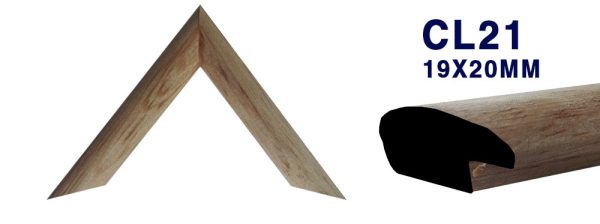 MOLDURA DE MADERA LISA CL-021