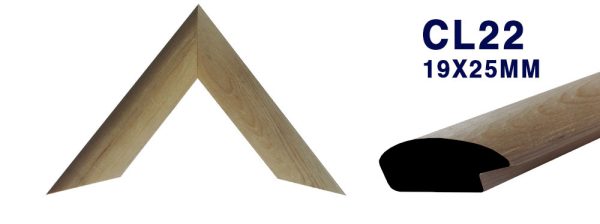 MOLDURA DE MADERA LISA CL-022