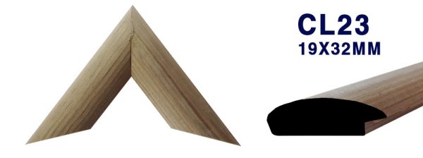 MOLDURA DE MADERA LISA CL-023