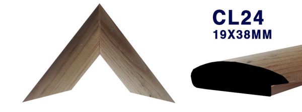 MOLDURA DE MADERA LISA CL-024