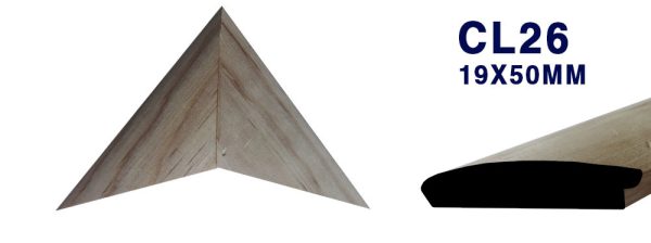 MOLDURA DE MADERA LISA CL-026