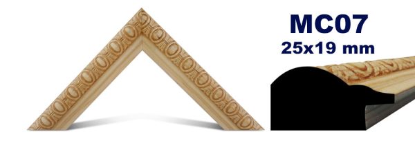 MOLDURA DE MADERA GRABADA MC-007