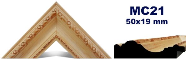 MOLDURA DE MADERA GRABADA MC-021
