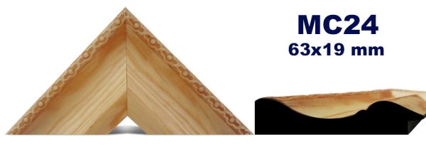 MOLDURA DE MADERA GRABADA MC-024