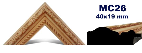 MOLDURA DE MADERA GRABADA MC-026
