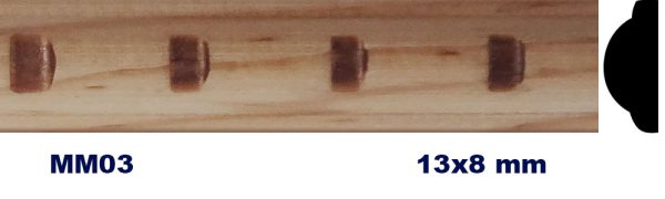 MOLDURA DE MADERA GRABADA MM-003
