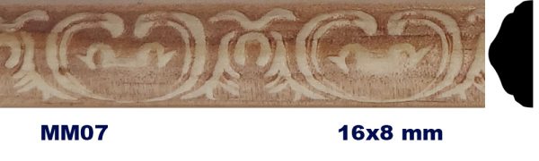 MOLDURA DE MADERA GRABADA MM-007
