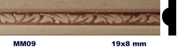 MOLDURA DE MADERA GRABADA MM-009