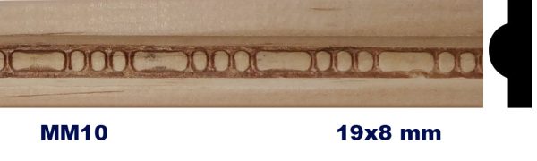 MOLDURA DE MADERA GRABADA MM-010