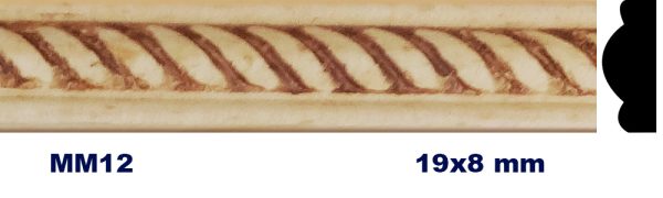 MOLDURA DE MADERA GRABADA MM-012