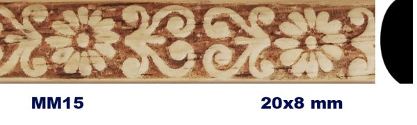 MOLDURA DE MADERA GRABADA MM-015