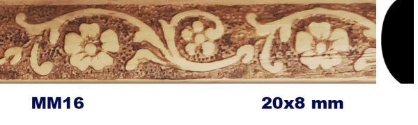 MOLDURA DE MADERA GRABADA MM-016
