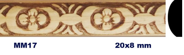 MOLDURA DE MADERA GRABADA MM-017