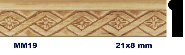 MOLDURA DE MADERA GRABADA MM-019