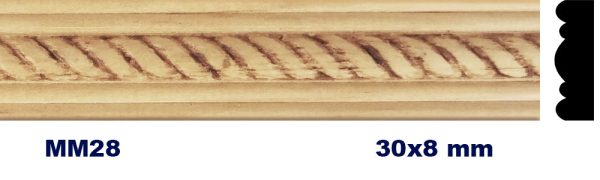 MOLDURA DE MADERA GRABADA MM-028