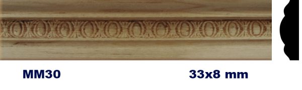 MOLDURA DE MADERA GRABADA MM-030